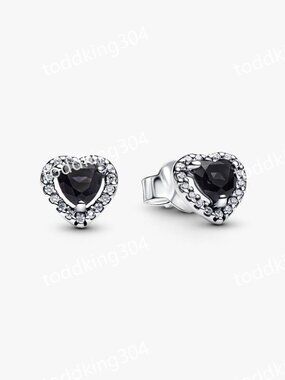 Elevated Heart Stud Earrings